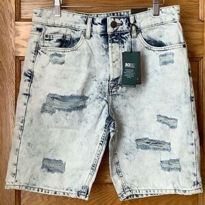 2/$30 ONLY & SONS Light Blue Onsavi Damage Jean Shorts Size M